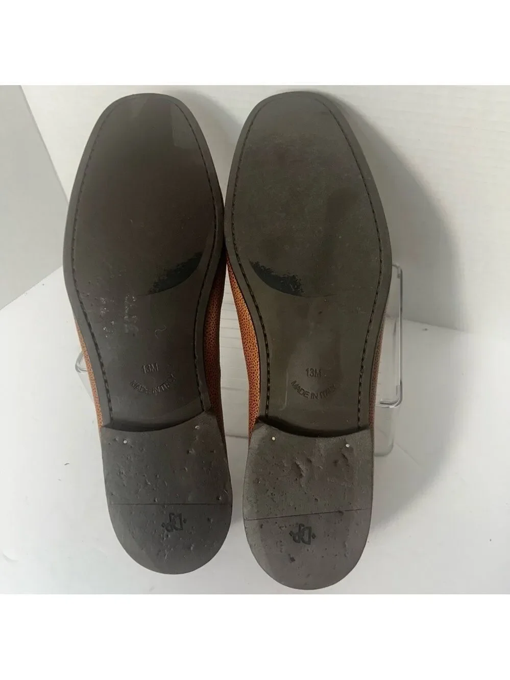 DONALD PLINER Men’s Leather Saddle Darrin Loafer Horsebit Buckle Quiet Luxury 13